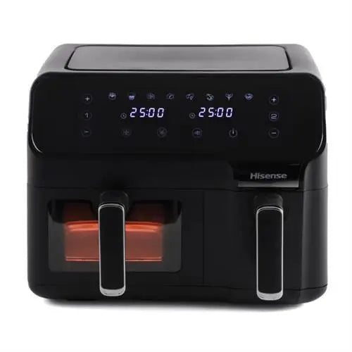 Hisense Electronic 8.6L Dual Airfryer Black Hisense