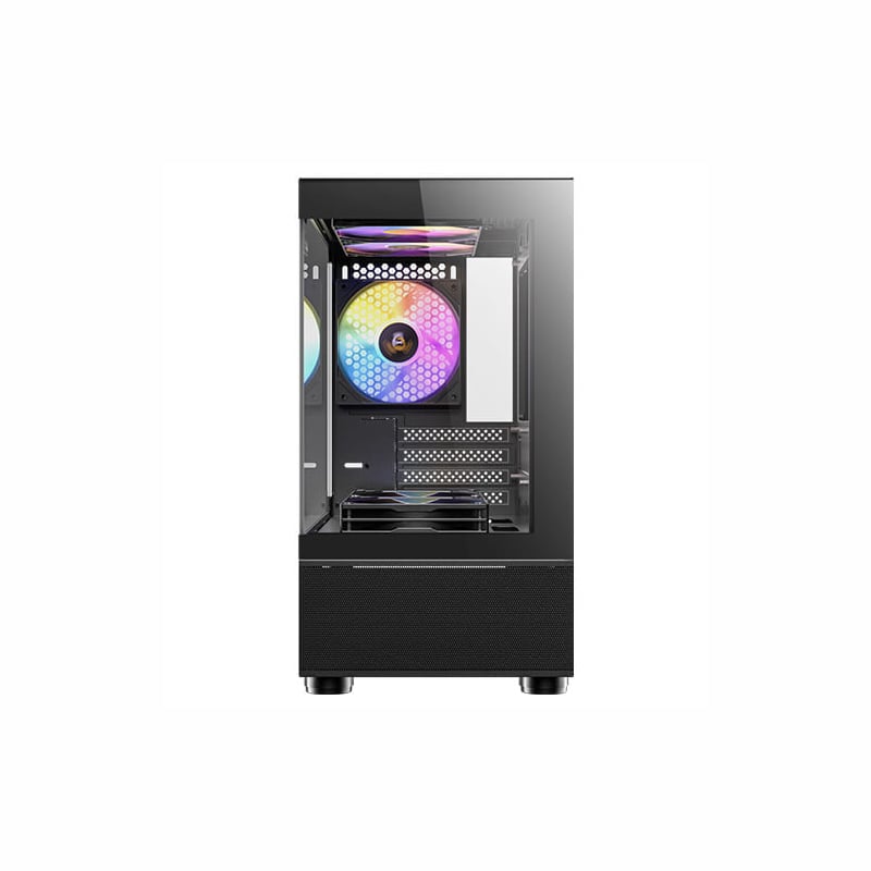 Antec CX200M Elite Micro-ATX | ITX RGB Mini-Tower Gaming Chassis – Black Antec