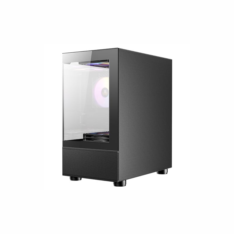 Antec CX200M Elite Micro-ATX | ITX RGB Mini-Tower Gaming Chassis – Black Antec