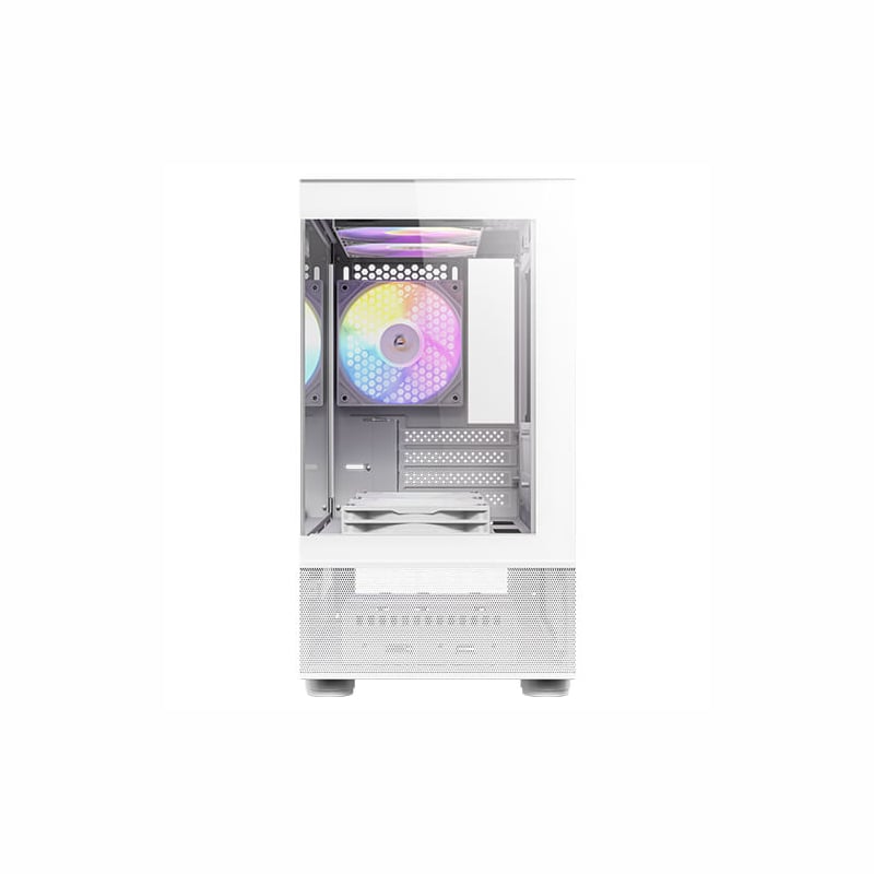 Antec CX200M Elite Micro-ATX | ITX RGB Mini-Tower Gaming Chassis – White Antec