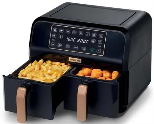 Kenwood Dual K Healthy Fry Airfryer Black Feelive