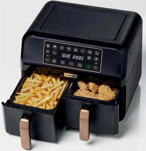 Kenwood Dual K Healthy Fry Airfryer Black Feelive