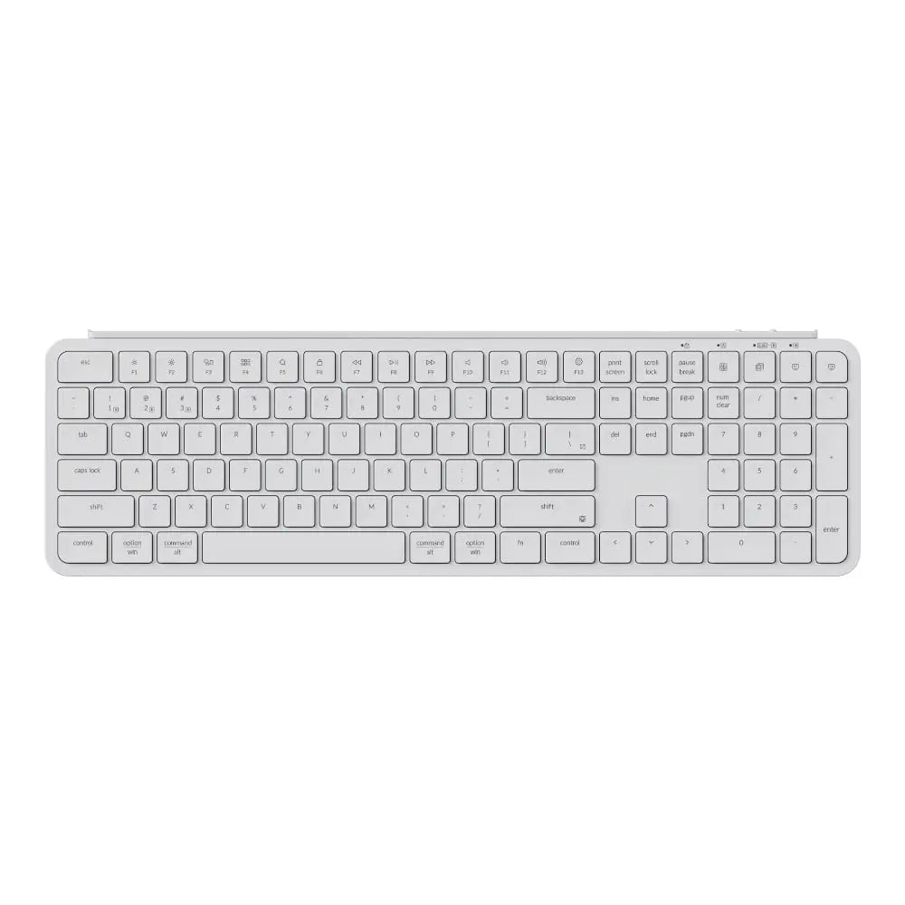 Keychron B6 Pro Ultra-Slim 100% Wireless Keyboard – Ivory White Keychron