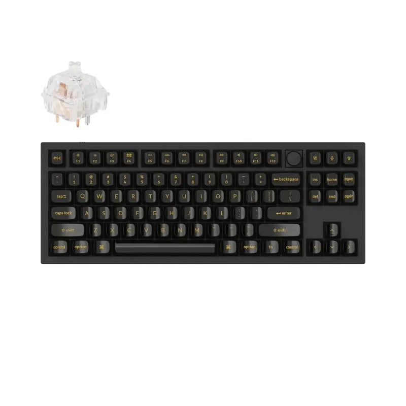 Keychron Q3 80% Brown Switches Aluminium RGB Wired Keyboard – Black Y.M Techprops