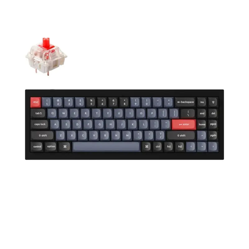 Keychron Q7 70% Red G Pro Switches Aluminium RGB Wired Keyboard – Black Keychron