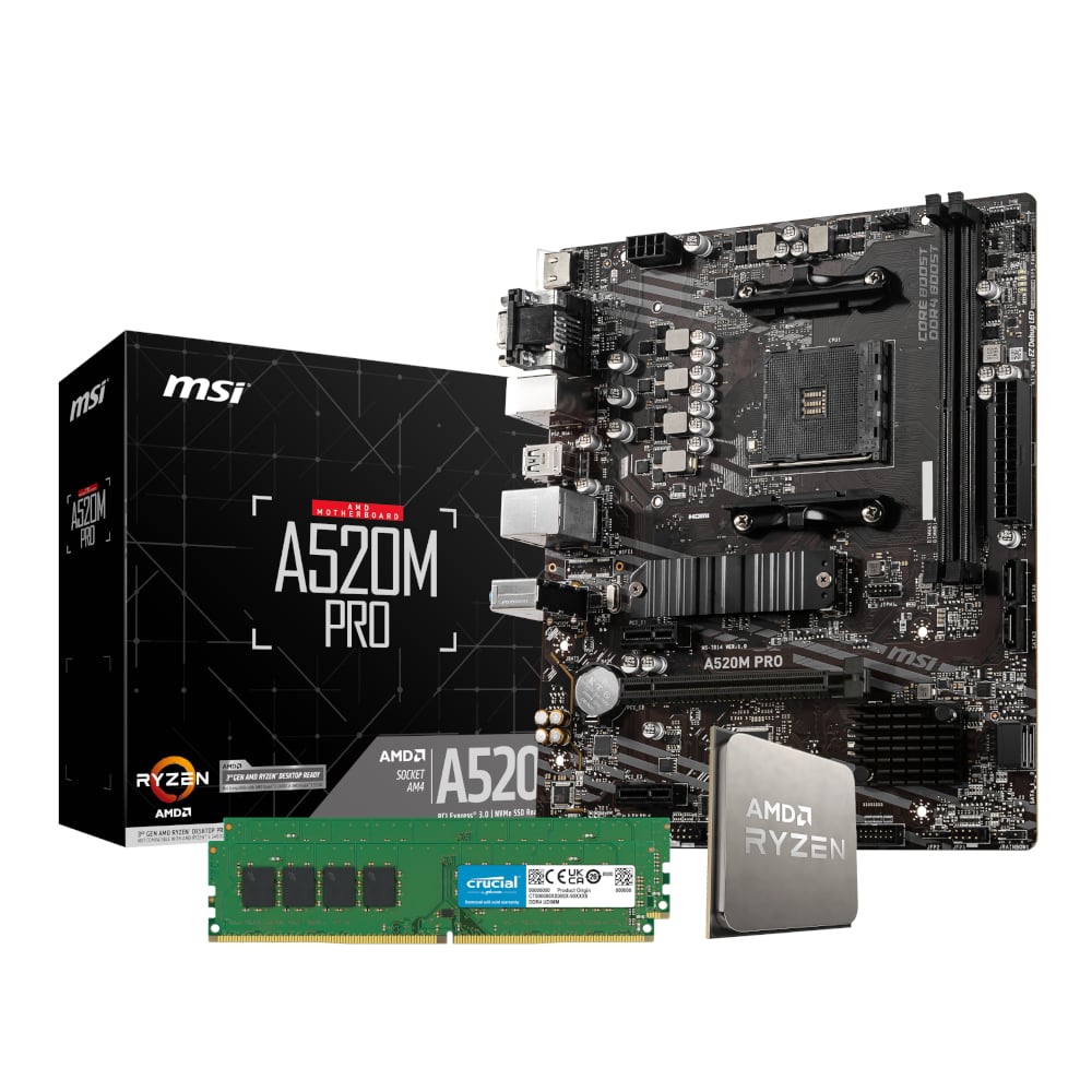 PCBuilder AMD Ryzen 5 PRO 4650G LEVEL UP Core Upgrade Kit PCBuilder