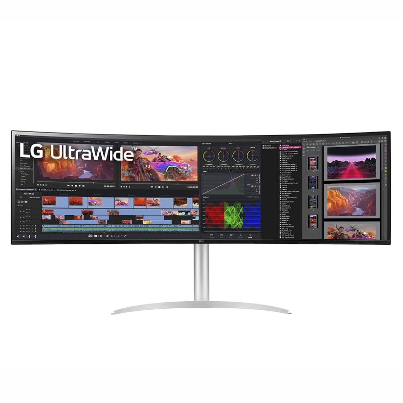 LG 49″ UltraWide Dual QHD Curved Monitor with HDMI & USB-C LG