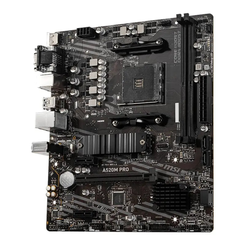 MSI A520M-PRO AMD AM4 MATX Gaming Motherboard MSI