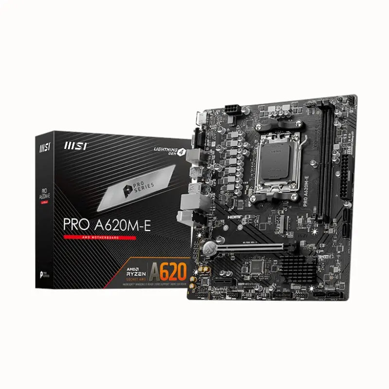 MSI A620M-E PRO AMD AM5 MATX Gaming Motherboard MSI