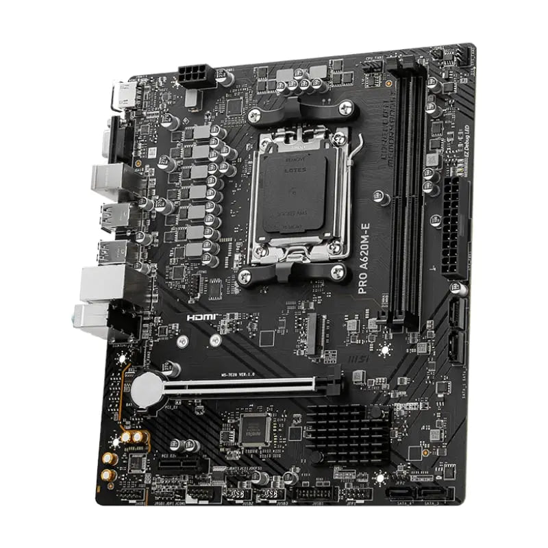 MSI A620M-E PRO AMD AM5 MATX Gaming Motherboard MSI