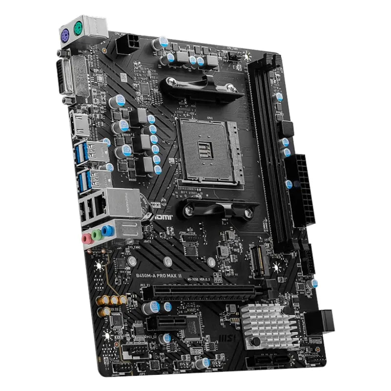 MSI B450M-APRO MAX II AMD AM4 MATX Gaming Motherboard MSI