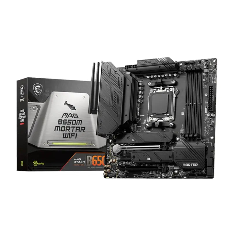 MSI B550M MORTAR MAX WIFI AMD AM4 M-ATX Gaming Motherboard MSI