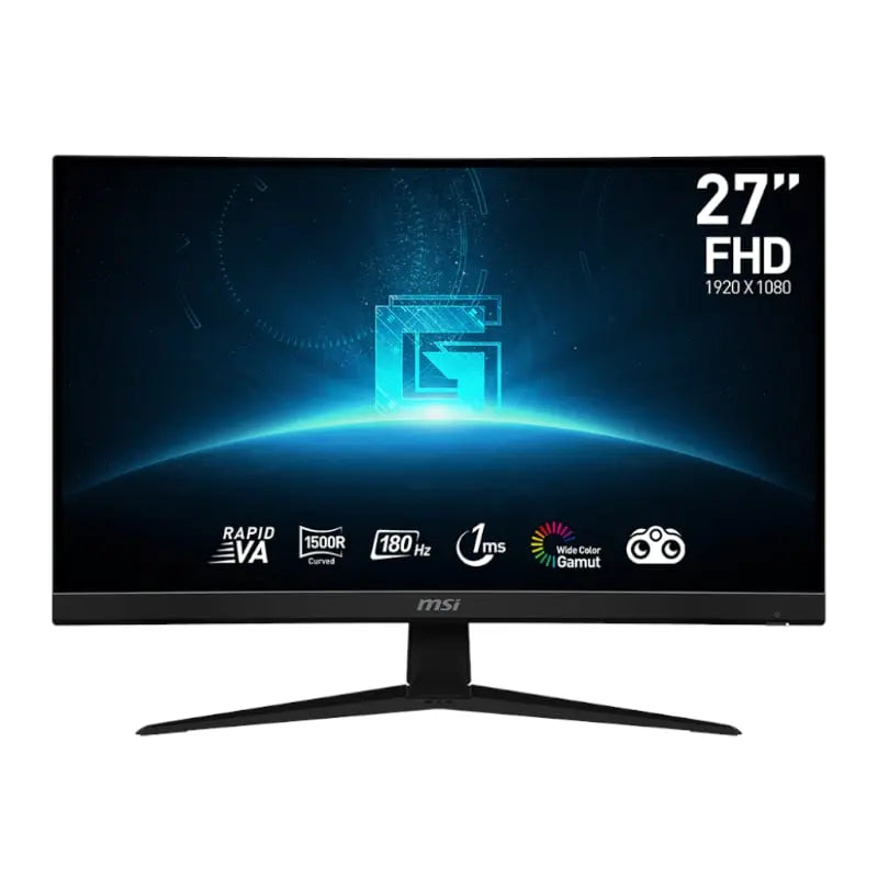 MSI G27C4 E3 27″ Gaming Monitor 1920 x 1080 (FHD) VA 170Hz FreeSync Premium HDMI Displayport Tilt Black Y.M Techprops