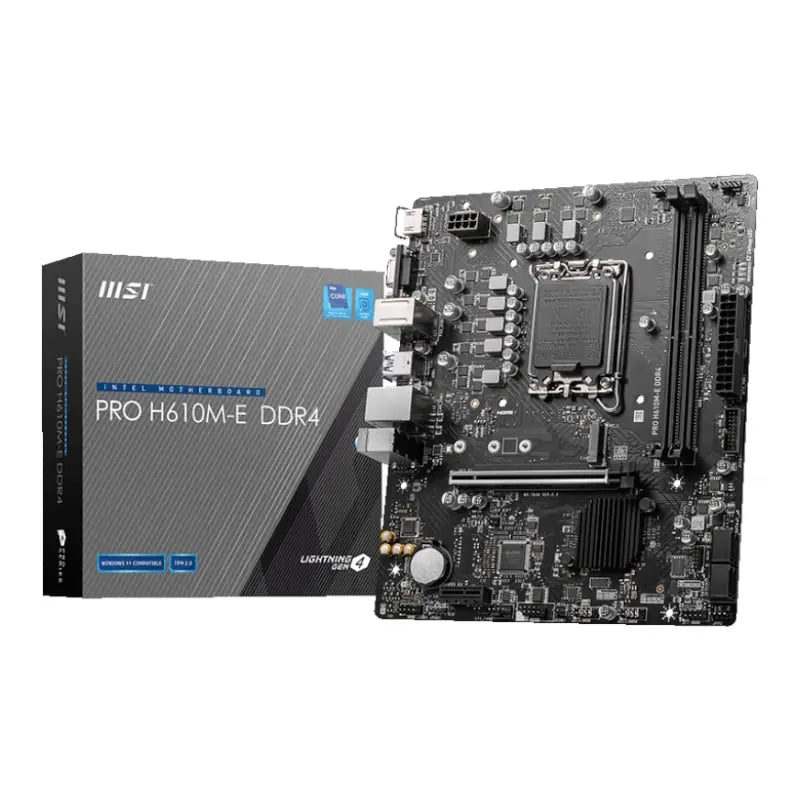 MSI H610M-E PRO Intel LGA1700 M-ATX Motherboard MSI