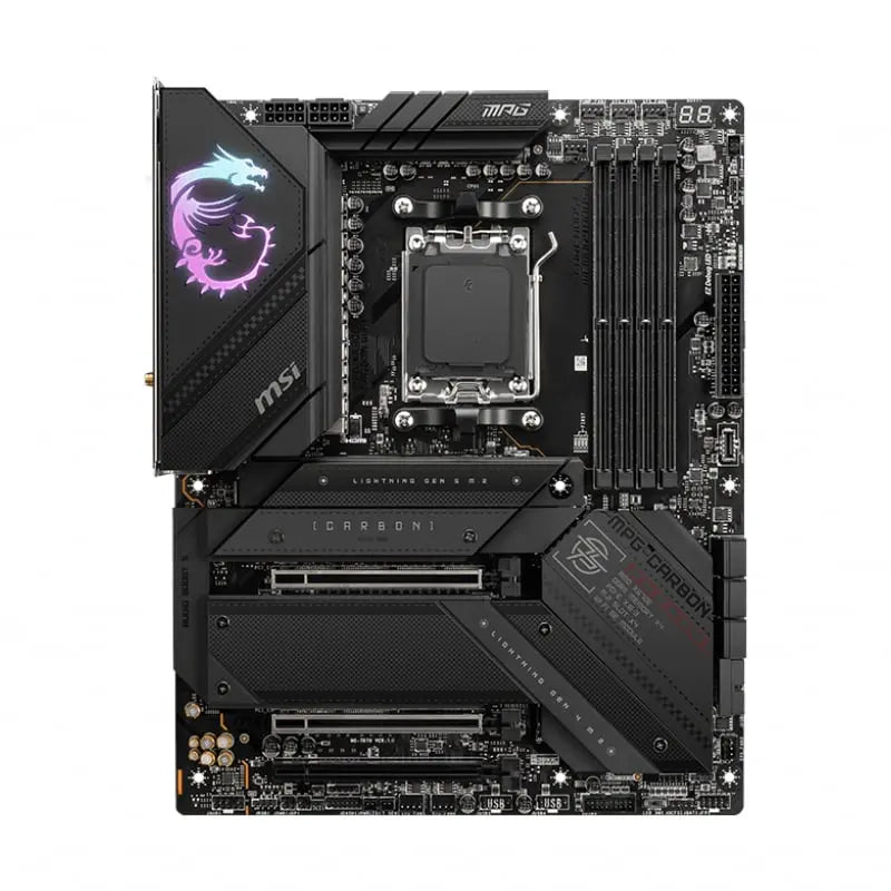 MSI MPG X670E CARBON WIFI AMD AM5 ATX Gaming Motherboard MSI
