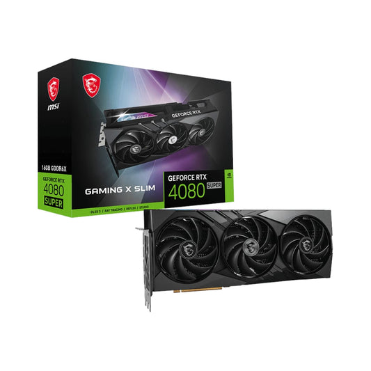 MSI Nvidia GeForce RTX 4080 Super Gaming X Slim 16GB Graphics Card MSI