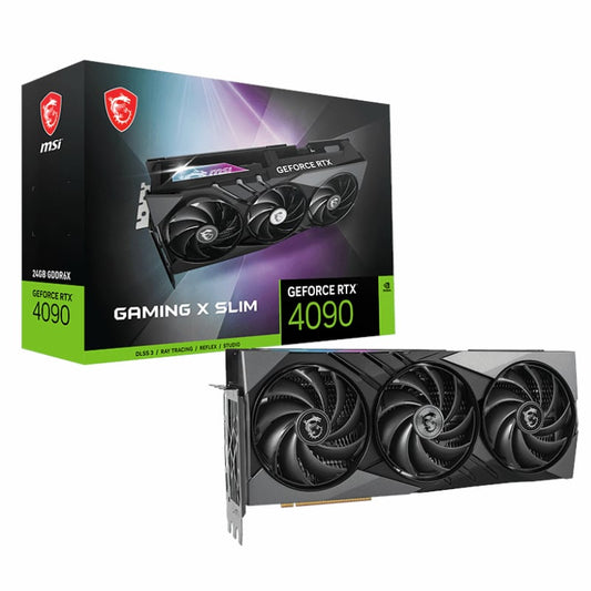 MSI Nvidia GeForce RTX 4090 Gaming X SLIM 24G GDDR6X 384-BIT Graphics Card MSI