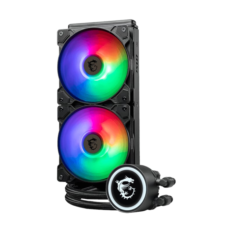 MSI MAG CoreLiquid B240mm ARGB Liquid CPU Cooler MSI