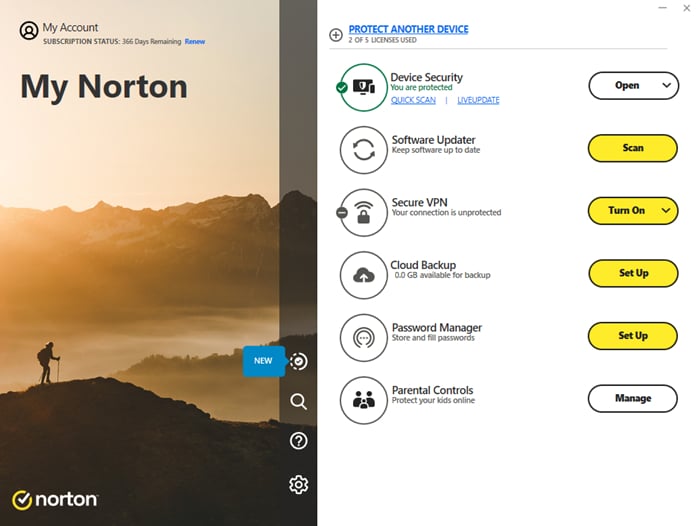 Norton 360 Deluxe (3 Device/Up to 25GB) Norton