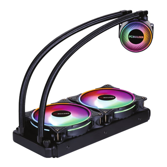 PCBuilder Hydro Chill 240MM AIO Liquid CPU Cooler ARGB