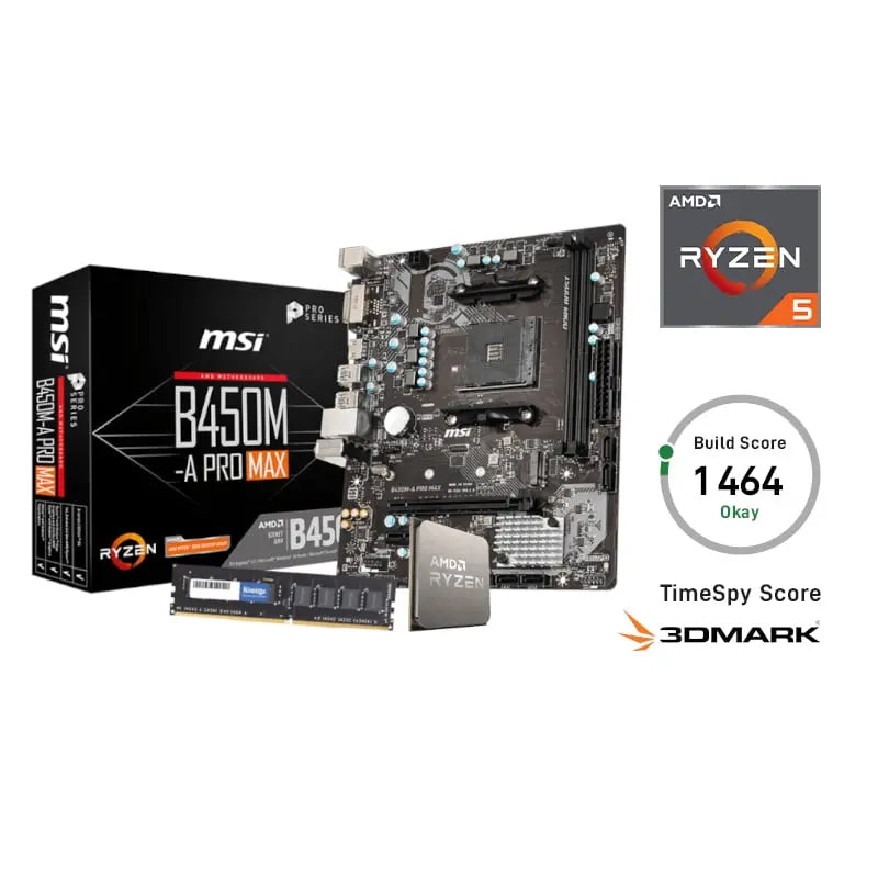 PCBuilder AMD Ryzen 5 4600G LEVEL UP Core Upgrade Kit Y.M Techprops