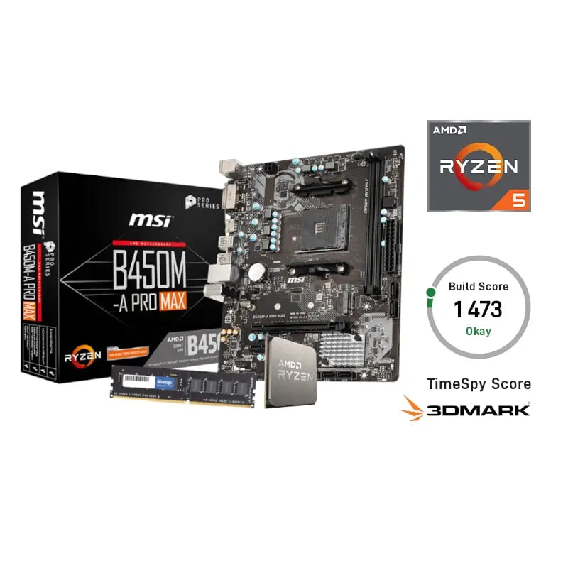 PCBuilder AMD Ryzen 5 5600G LEVEL UP Core Upgrade Kit Y.M Techprops