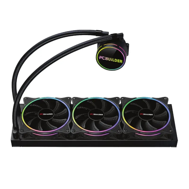 PCBuilder Hydro Chill 360MM AIO Liquid CPU Cooler ARGB Y.M Techprops