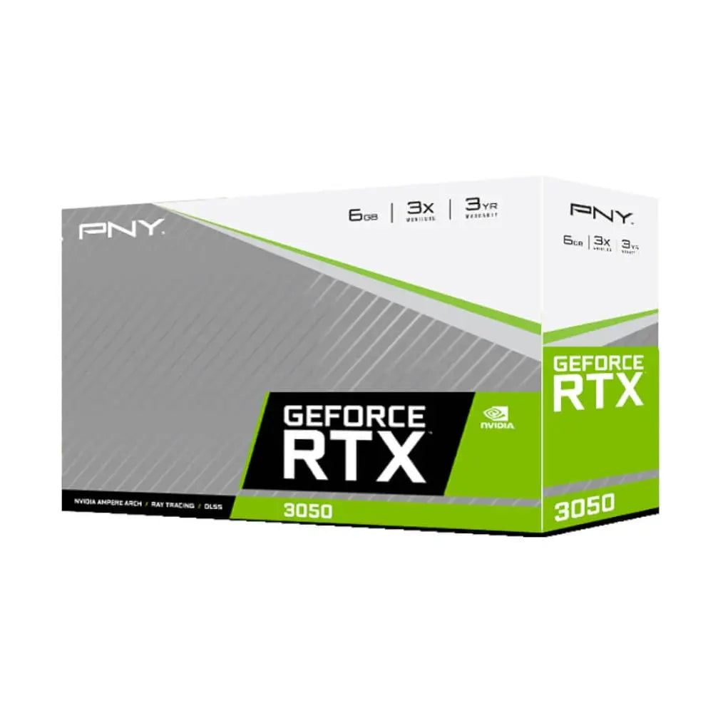 PNY GeForce RTX 3050 Verto Dual Fan 6G GDDR6 96-BIT Graphics Card PNY