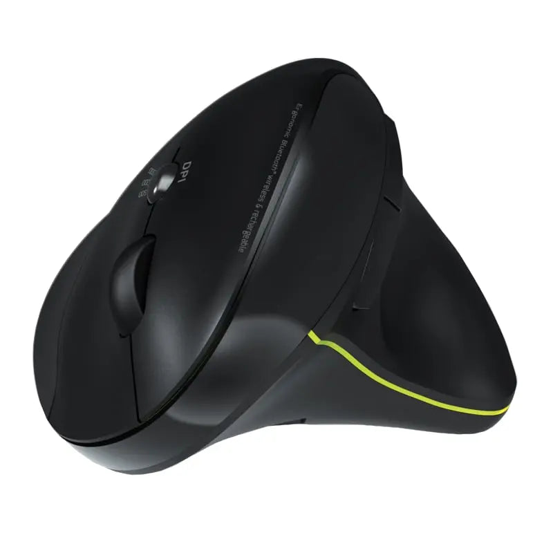 Port Connect Wireless Rechargeable Ergonoc Mouse Bluetooth – Black Y.M Techprops