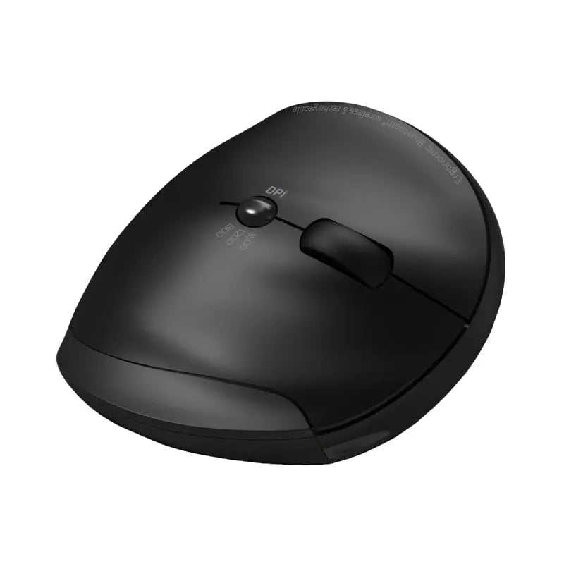 Port Connect Wireless Rechargeable Ergonoc Mouse Bluetooth – Black Y.M Techprops