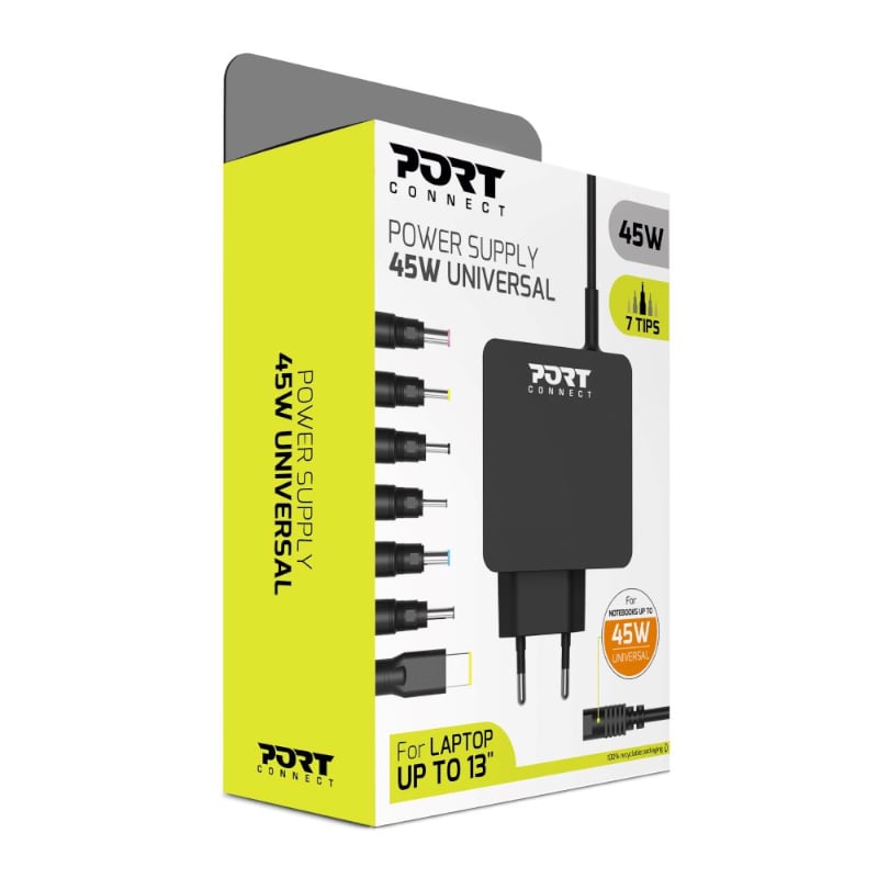 Port Connect 45W Universal Notebook Adapter Port