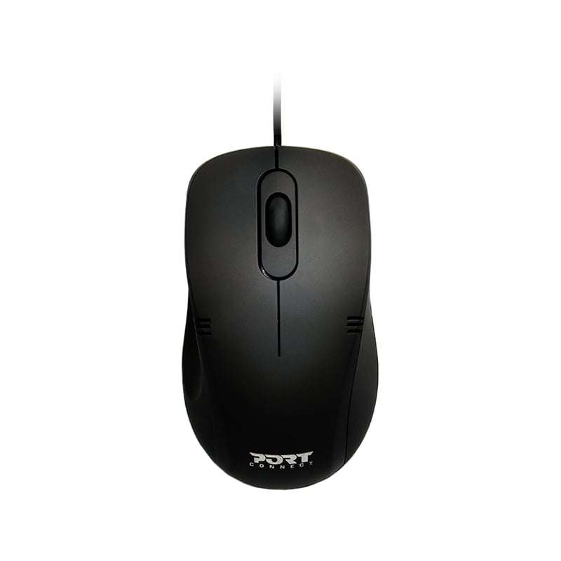 Port Design COMBO Wired Mouse + Keyboard – Black Port