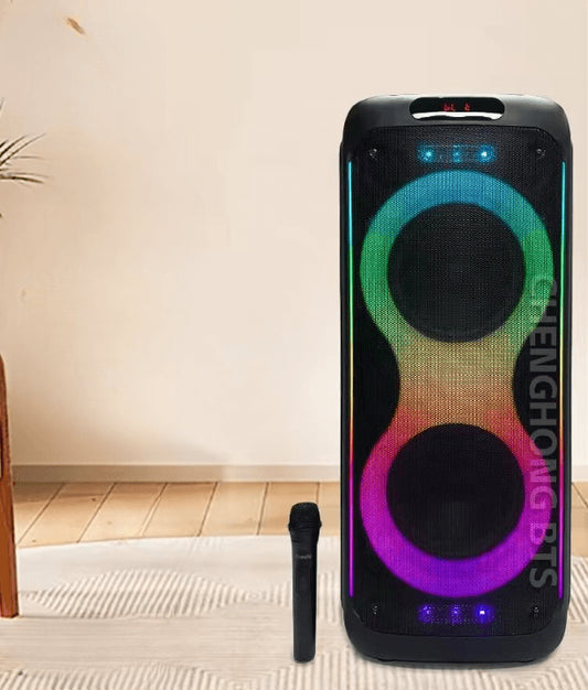 Portable RGB Colourful Lights 10 inch Wireless Speaker Y.M Techprops