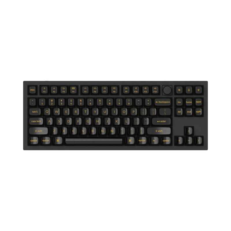 Keychron Q3 80% Brown Switches Aluminium RGB Wired Keyboard – Black