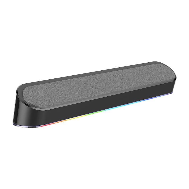 REDRAGON 2.0 Sound Bar ADIEMUS 2 x 3W RGB USB|Aux PC Gaming Speaker – Black Redragon