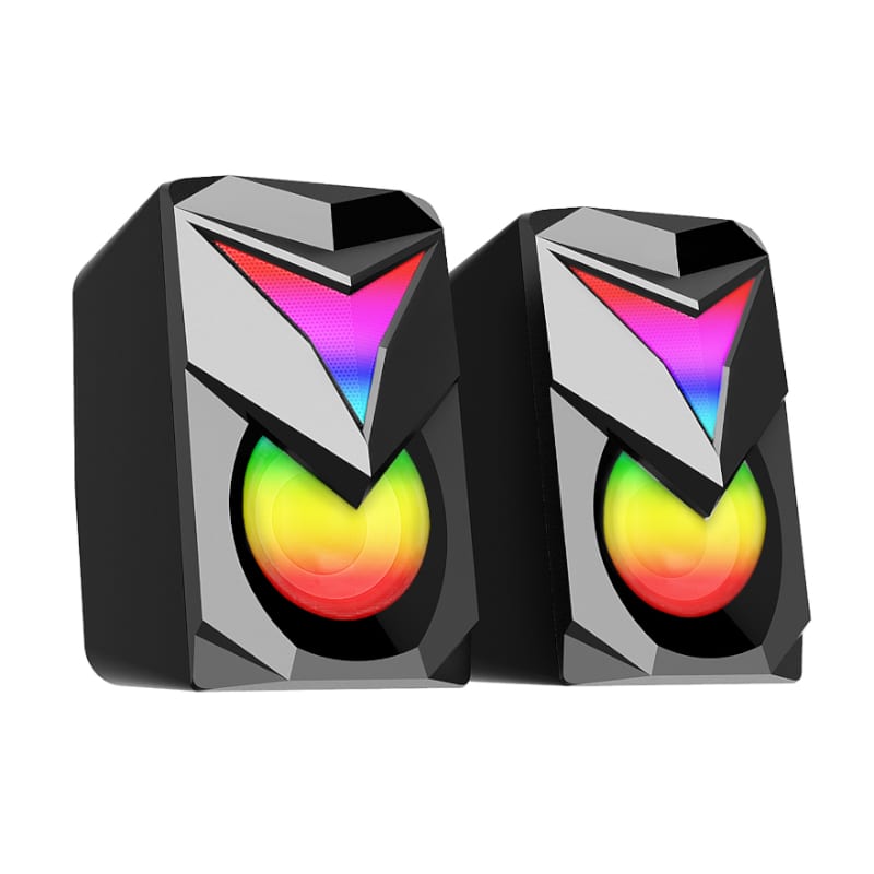 REDRAGON 2.1 Satellite Speaker TOCCATA RGB 11W Gaming Speaker – Black Redragon