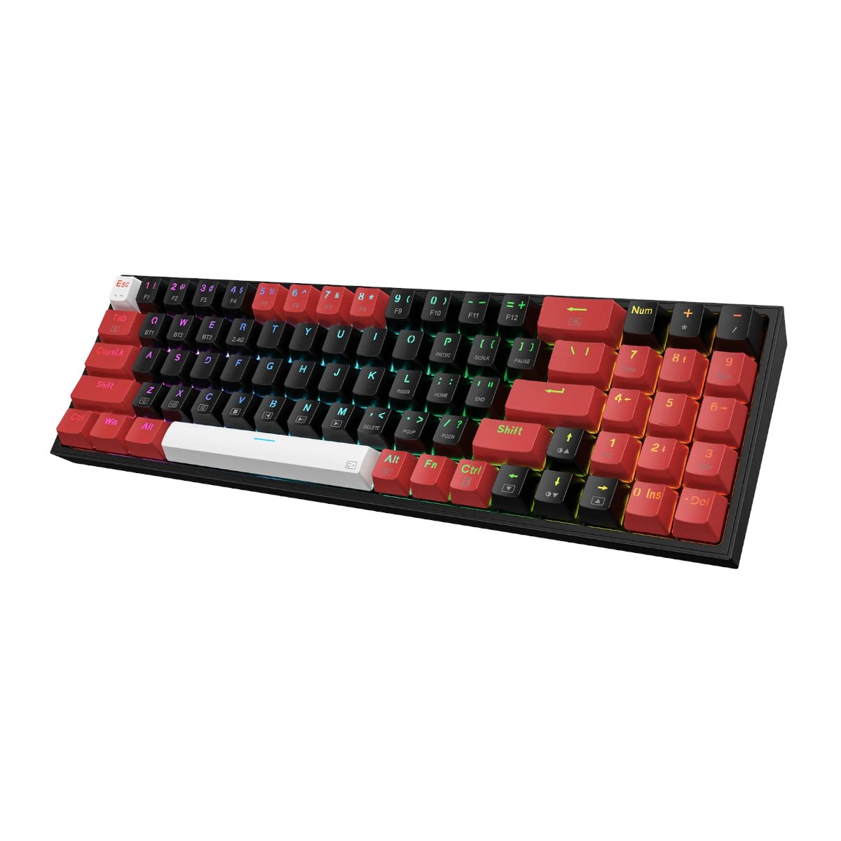 REDRAGON MECHANICAL POLLUX PRO WIRELESS BT|RF GAMING KEYBOARD