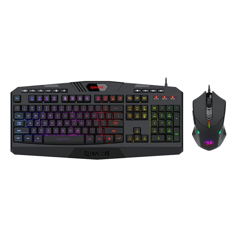 REDRAGON 2IN1 (K503A-RGB|M601) Gaming Combo 1 – Black