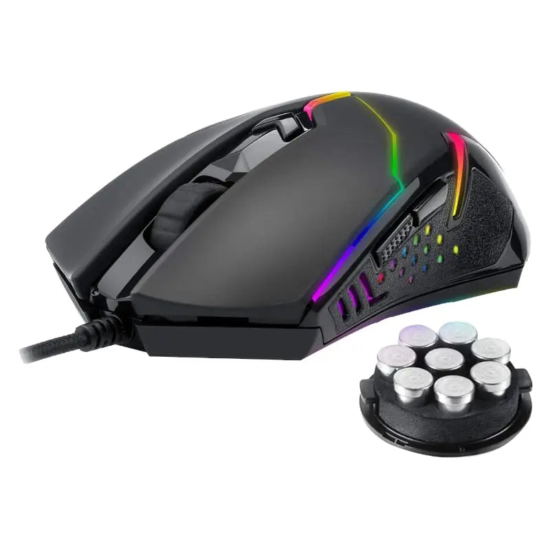 REDRAGON CENTROPHORUS 7200DPI RGB Gaming Mouse – Black REDRAGON