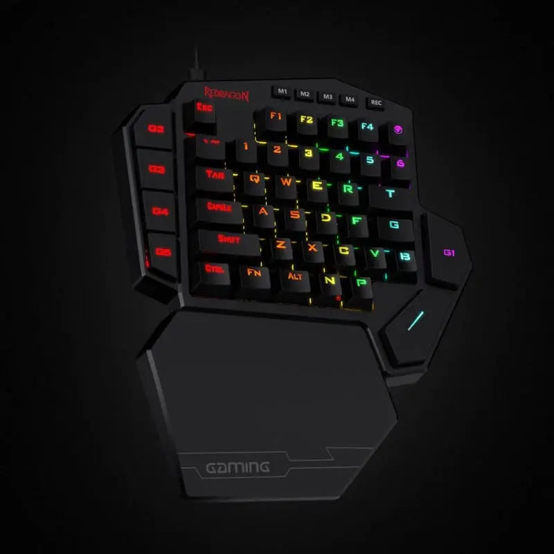 REDRAGON Diti Elite Pro One-Handed RGB Wireless Mechanical Gaming Keyboard – Black Y.M Techprops