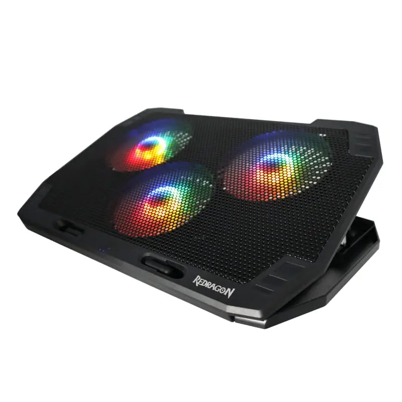 REDRAGON Dual USB 3 Fan RGB Gaming Notebook Stand Y.M Techprops