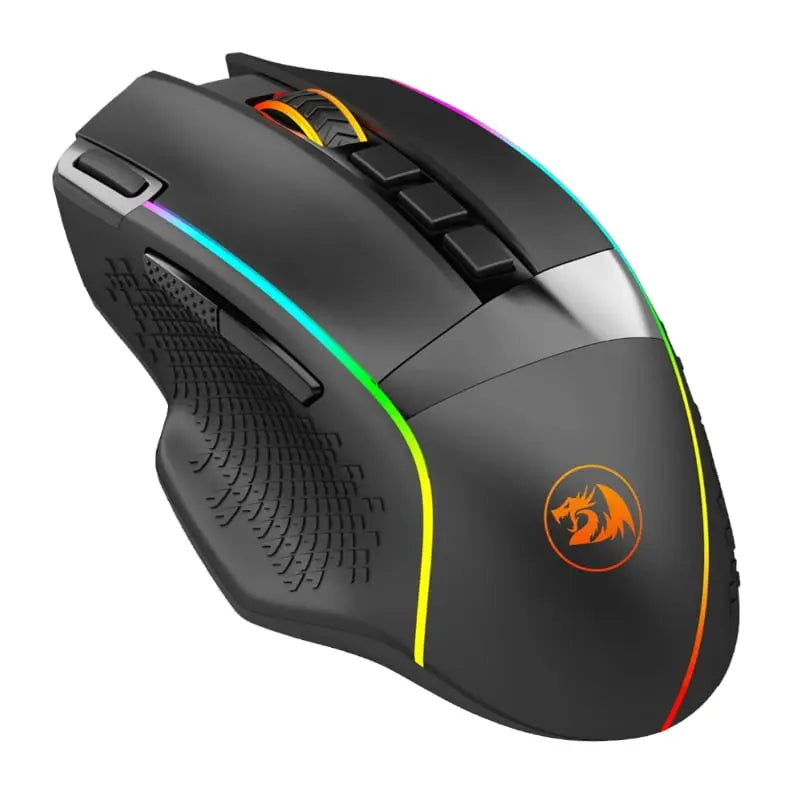 REDRAGON Enlightment 19000DPI RGB Wireless Gaming Mouse – Black Y.M Techprops