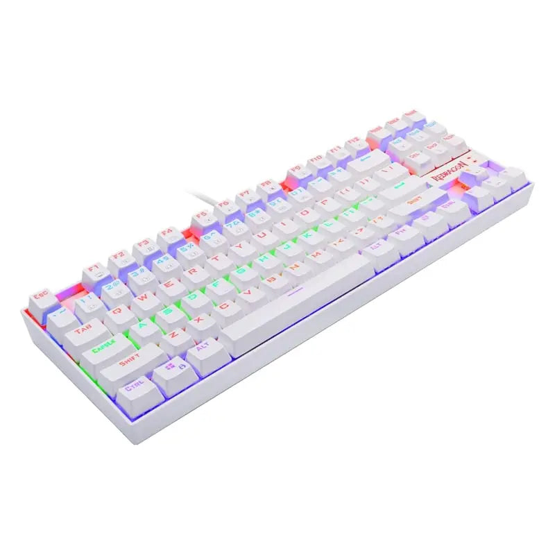 REDRAGON KUMARA Mechanical 87 Key|RGB Backlit Gaming Keyboard – White Y.M Techprops