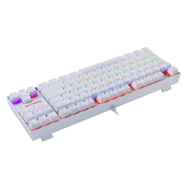 REDRAGON KUMARA Mechanical 87 Key|RGB Backlit Gaming Keyboard – White Y.M Techprops