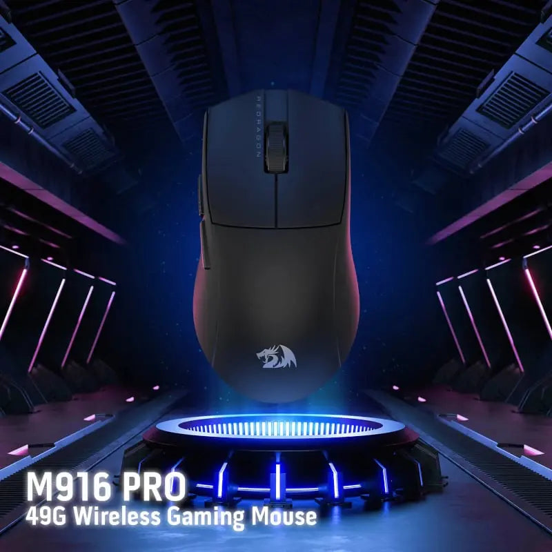 REDRAGON M916 PRO 4K 3-Mode Wireless Gaming Mouse – Black Redragon