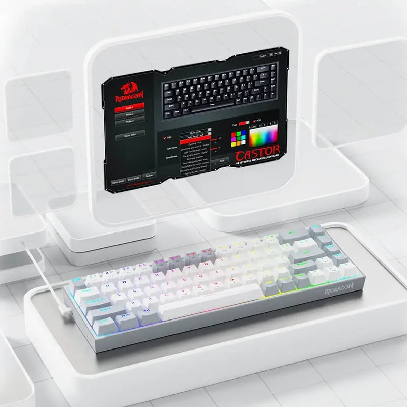 REDRAGON MECHANICAL Caster Wired Gaming Keyboard Y.M Techprops