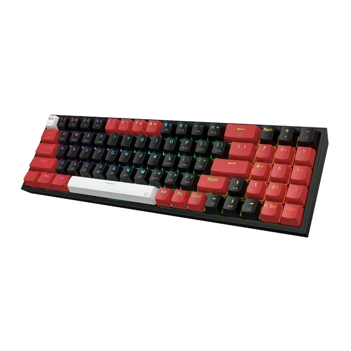 REDRAGON MECHANICAL POLLUX PRO WIRELESS BT|RF GAMING KEYBOARD Y.M Techprops