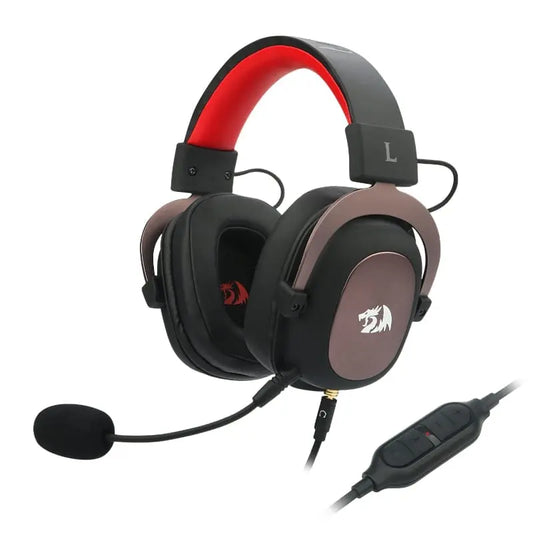 REDRAGON Over-Ear ZEUS 2 USB Gaming Headset – Black Y.M Techprops