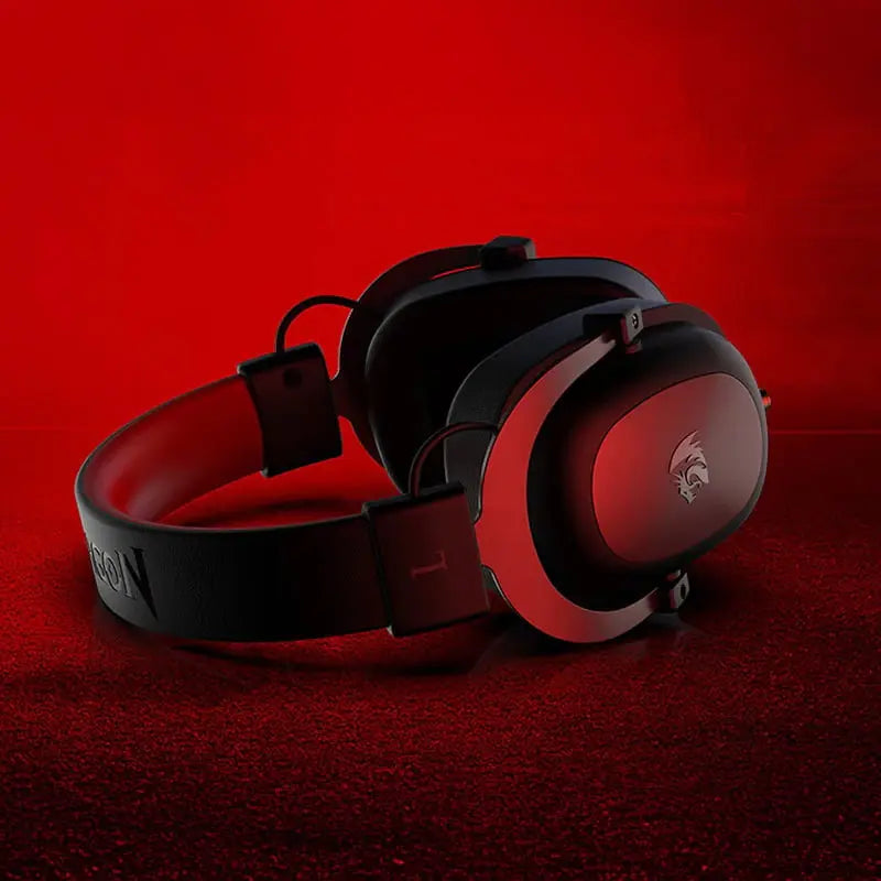 REDRAGON Over-Ear ZEUS 2 USB Gaming Headset – Black Y.M Techprops