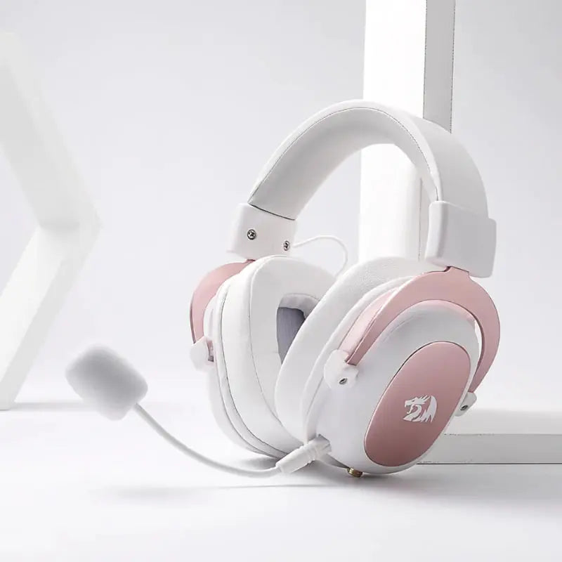 REDRAGON Over-Ear ZEUS 2 USB Gaming Headset – White Y.M Techprops